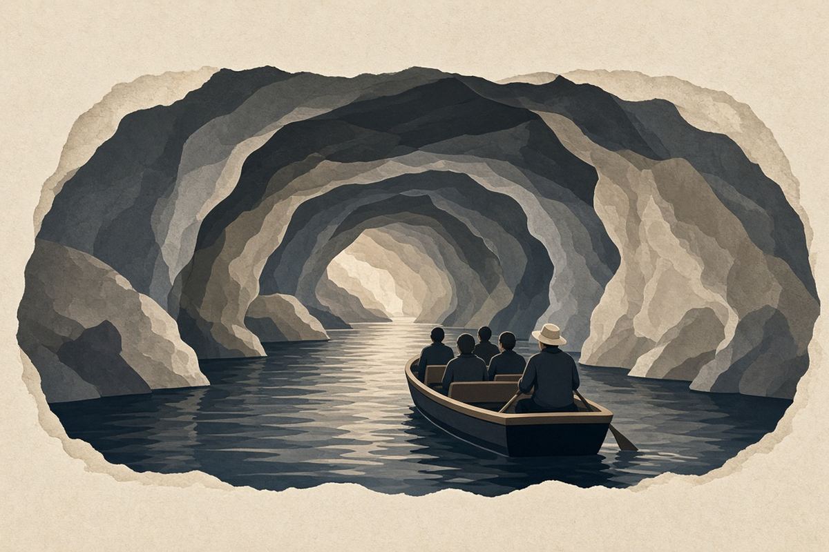 Editorial Lost River Cave illustration